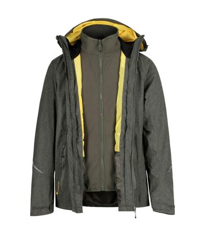 Mens glyder iv 3 in 1 waterproof jacket bayleaf/dark khaki Regatta
