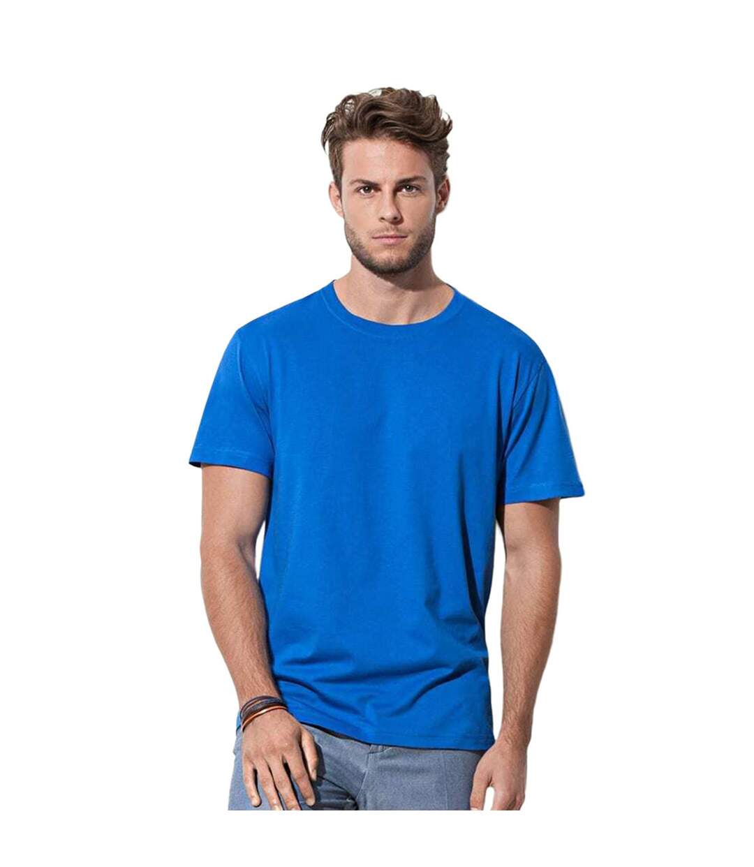 Mens classic tee bright royal Stedman