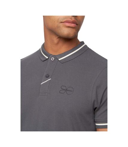 Crosshatch - Polo TATA - Homme (Gris foncé) - UTBG546