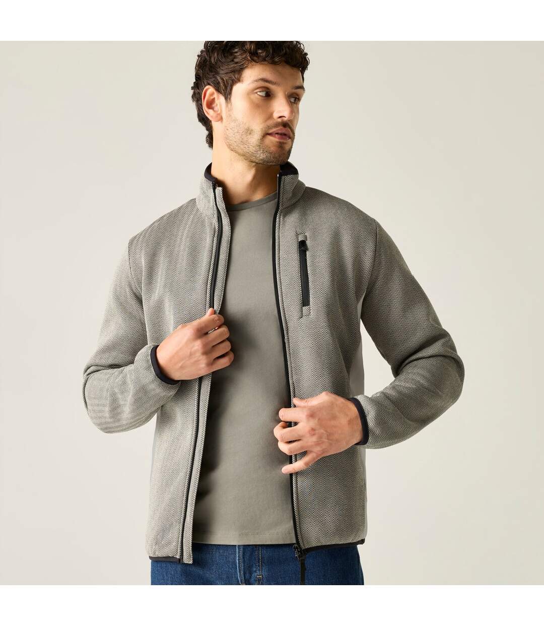 Veste Polaire Brayleigh Homme Beige Pâle Regatta-1