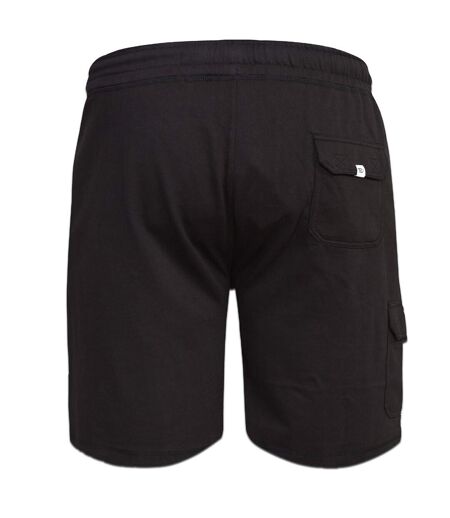 Duke Mens D555 John Kingsize Lightweight Cotton Cargo Shorts (Black) - UTDC146