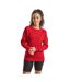 Sweat Manches Raglan Femme Rouge Fruit Of The Loom-1