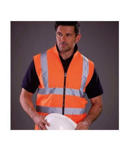 Gilet polaire haute visibilité homme orange haute visibilité Yoko