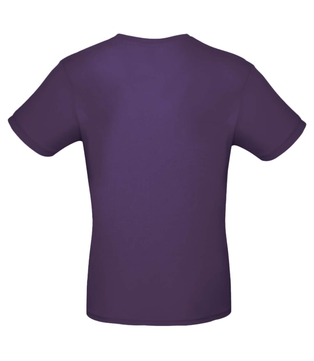 T-shirt manches courtes homme violet foncé B&C