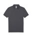 Chemise My Polo Homme Gris Foncé Uni B&C-1