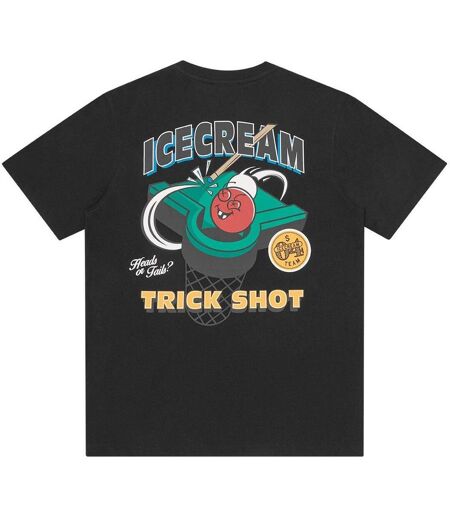 Mens Graphic Print Regular T-shirt Black ICECREAM