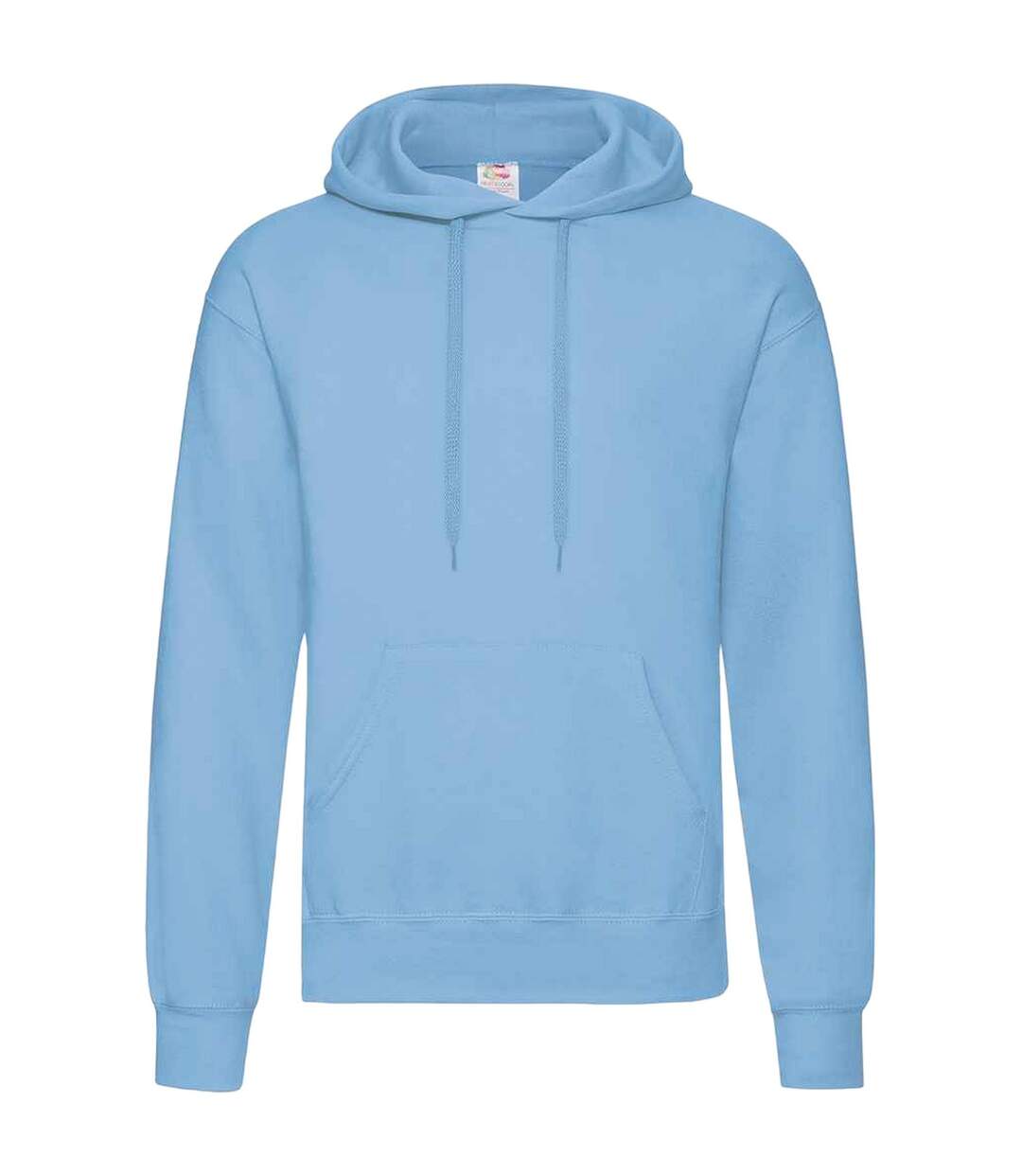 Sweat à capuche adulte bleu ciel Fruit of the Loom-1