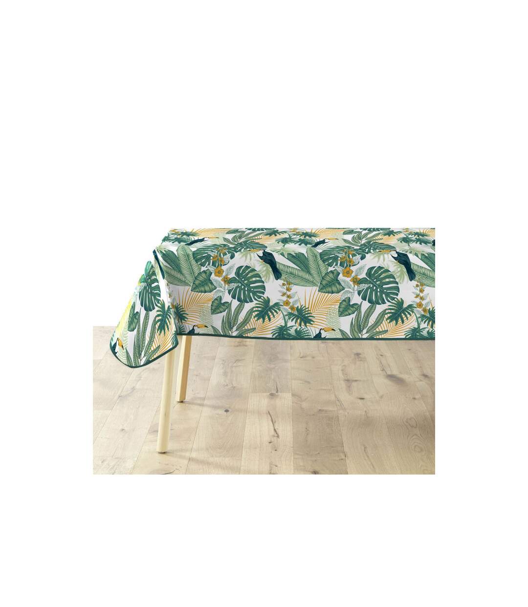 Nappe Imprimé Guyana 140x240cm Vert-1