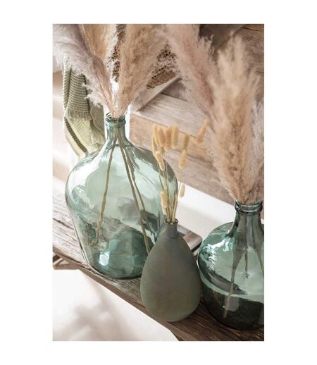 Vase Design en Verre Carafe 56cm Vert
