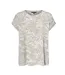 T-Shirt beige/blanc femme vero moda mava-1