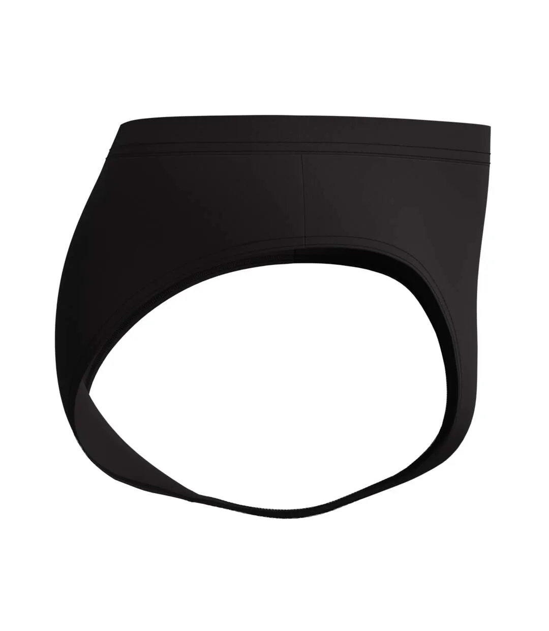 Mens Logo 4 Way Stretch Swim Briefs Black Speedo-3