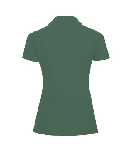Russell Europe Womens/Ladies Classic Cotton Short Sleeve Polo Shirt (Bottle Green)