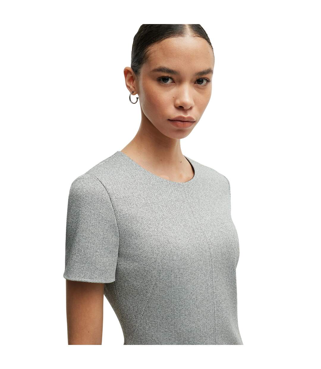 Robe Donalara Femme Gris Boss-4