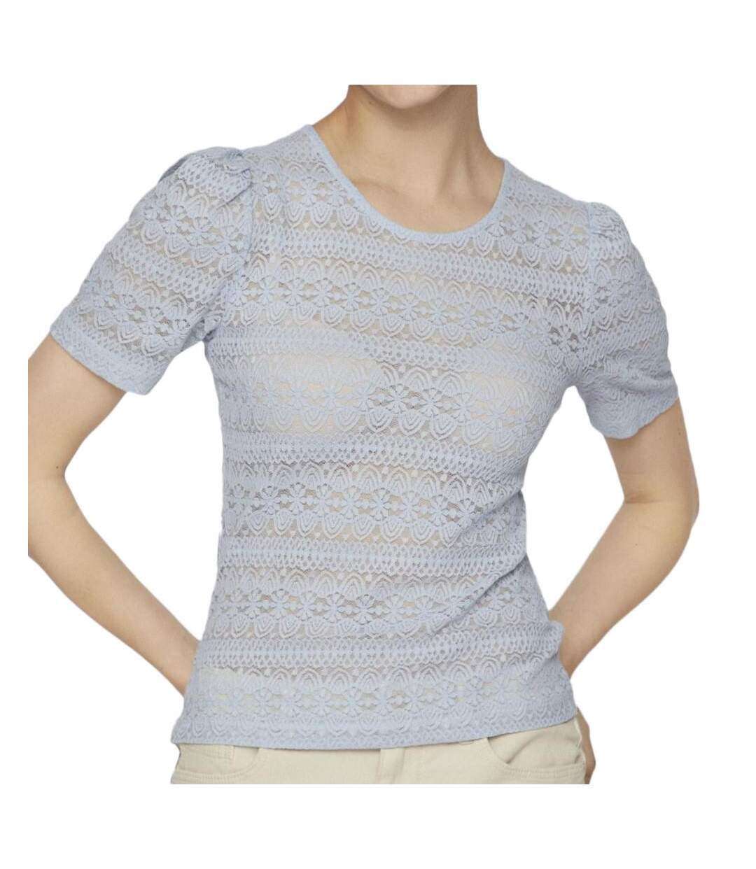 T-Shirt Bleu Vila Femme Vichikka - L-1