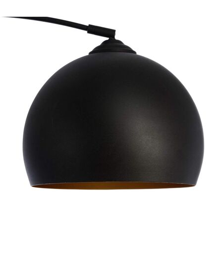 Lampadaire en métal Contempo Chic - H. 175 cm - Noir
