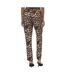Pantalon fluide léopard noir/beige femme vero moda easy joy - l-2