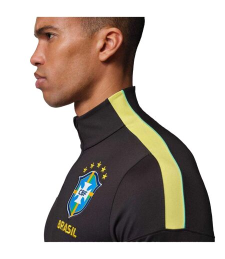 Haut De Survêtement Entraînement Motif/style Brésil Adulte Noir Jaune Nike