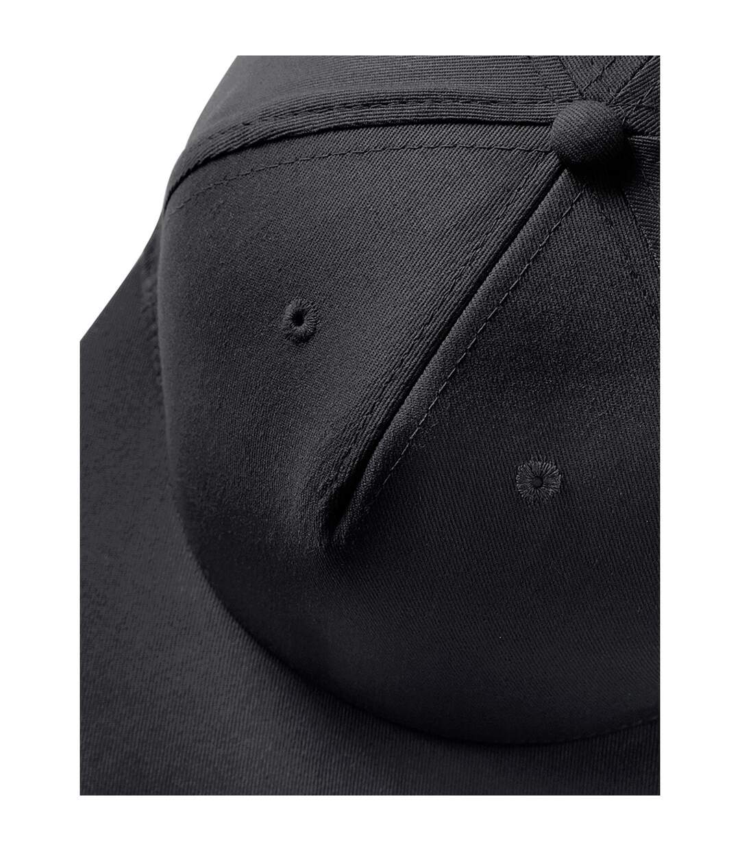 Casquette Ajustable Rapper Noir Beechfield-1