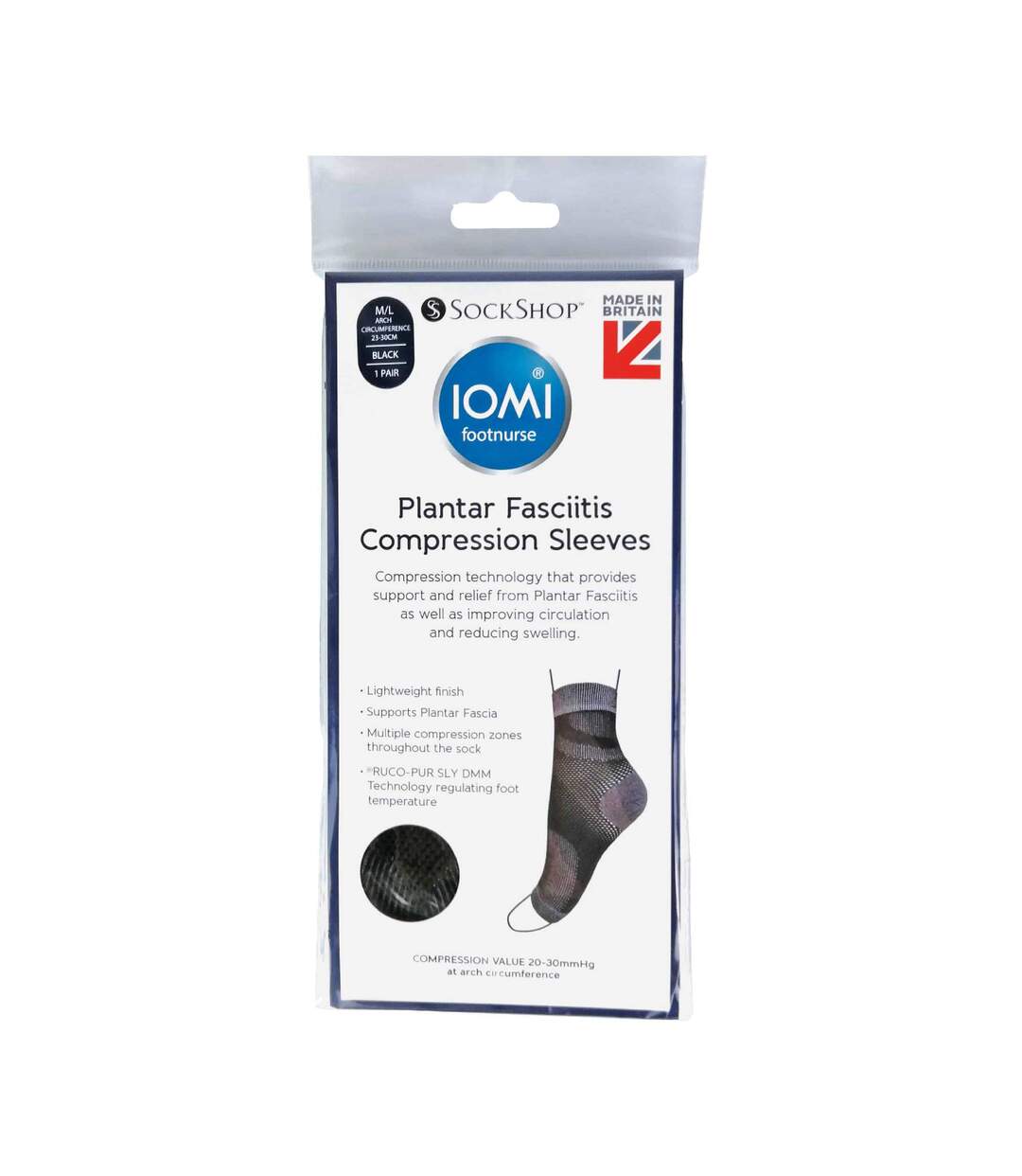 1 Pack Pain Relief Plantar Fasciitis Compression Sleeve Socks with Arch Support-2
