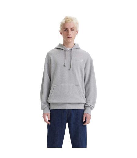 Sweat à capuche homme gris chiné Levis