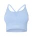 Brassière De Sport Motif/style Ajustable Femme Bleu Pâle USA-2