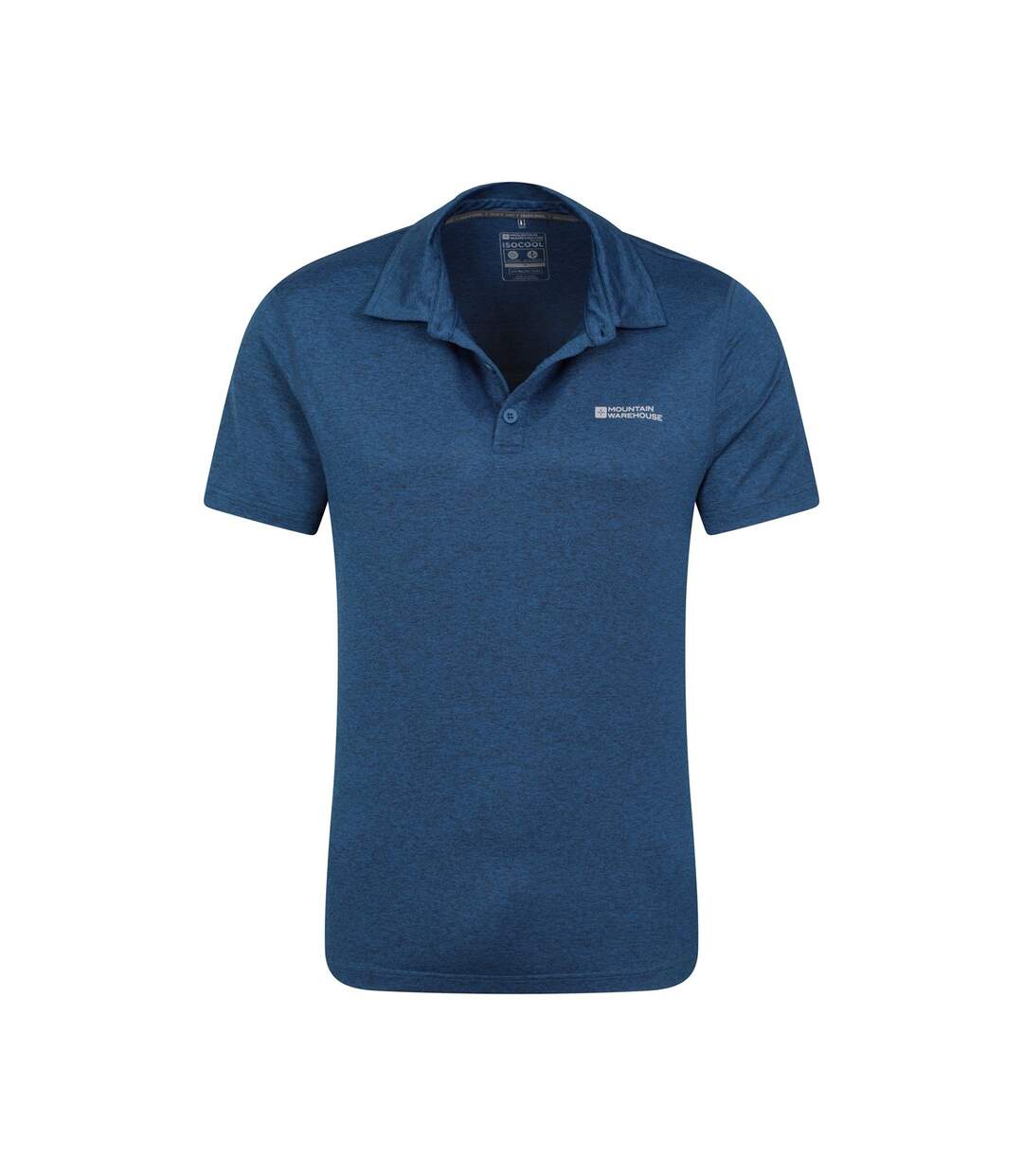 Mens deuce isocool polo shirt active red Mountain Warehouse-4