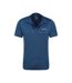 Mens deuce isocool polo shirt active red Mountain Warehouse-4
