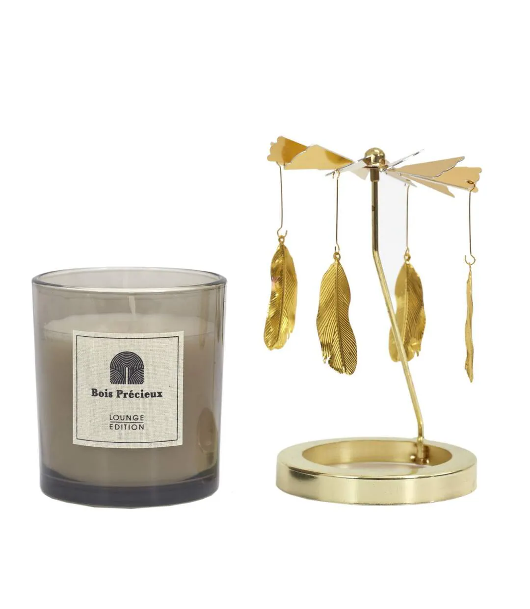 Bougie Parfumée Carrousel 8cm Bois & Gingembre-2