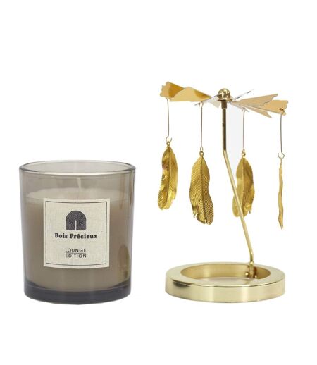 Bougie Parfumée Carrousel 8cm Bois & Gingembre
