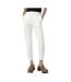 Pantalon habillé écru femme vero moda slim-1