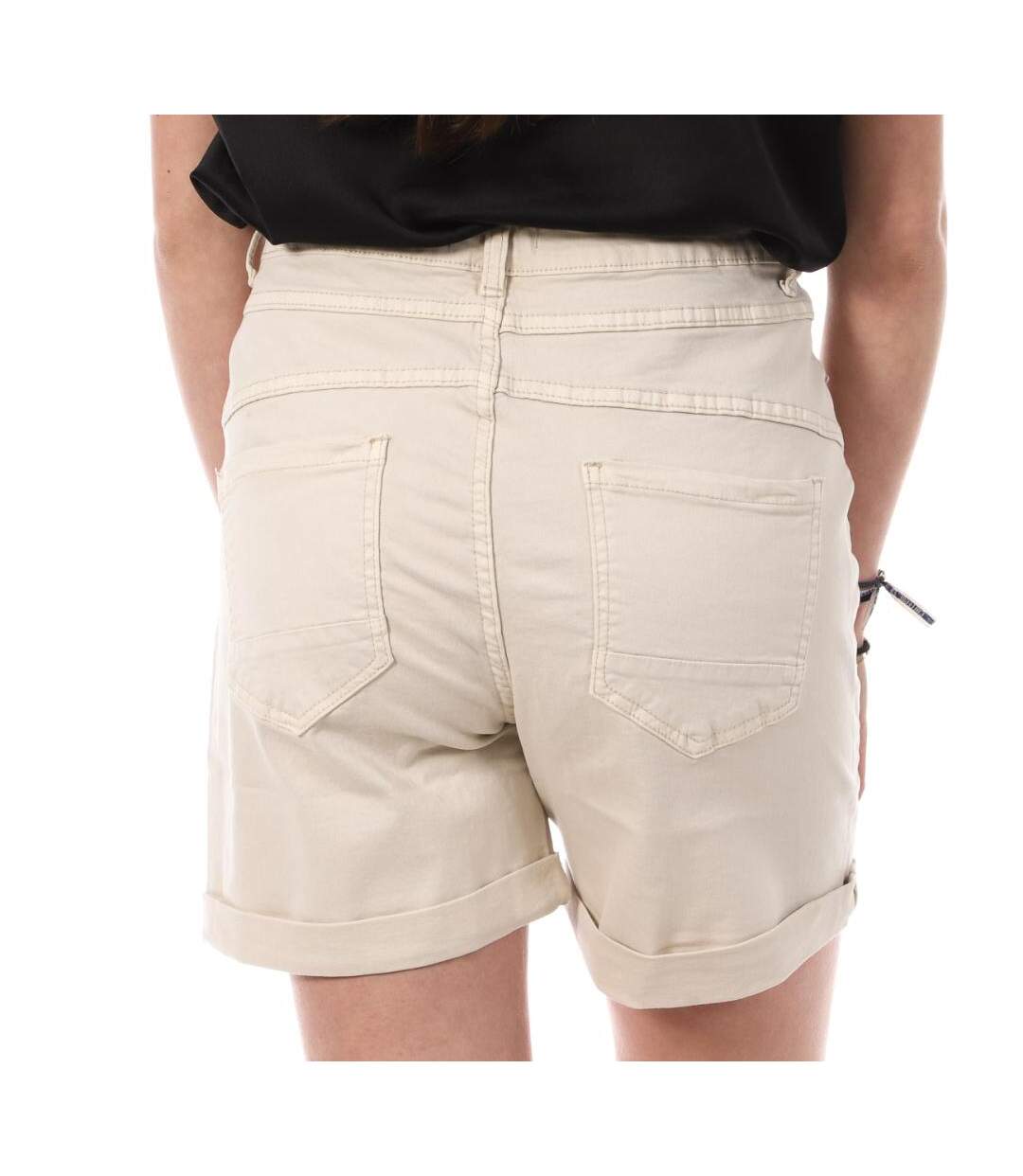 Short Beige Femme Monday Premium Long Please - M-2