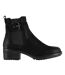 Bottines Motif/style Boucle Femme Noir Linea-1