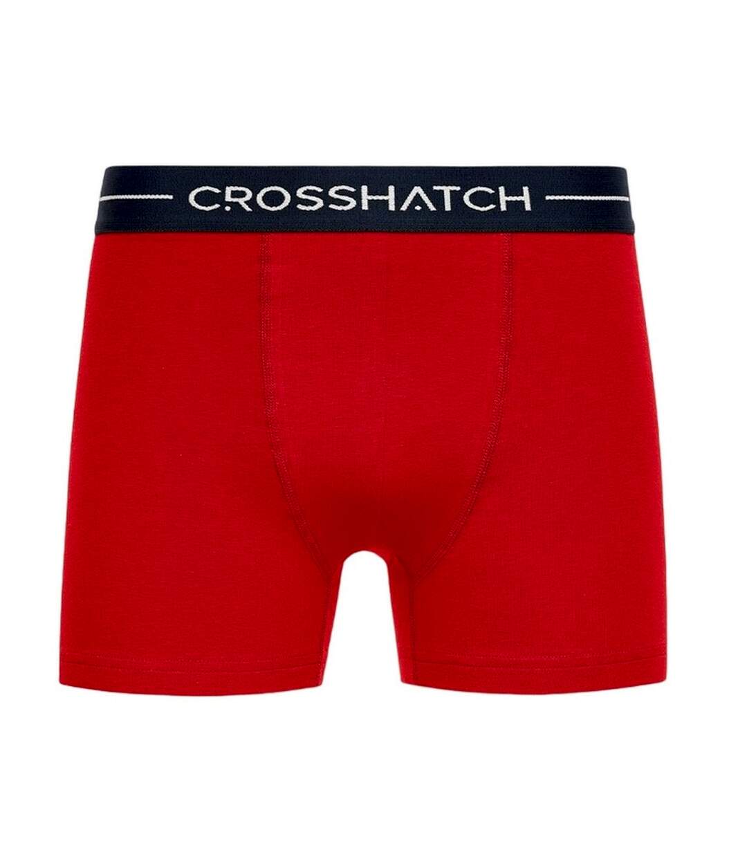 Boxers avocet homme rouge / blanc / bleu marine Crosshatch