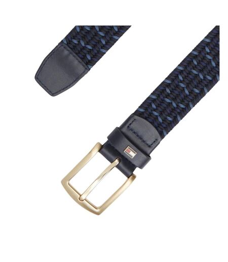 Ceinture noire/bleu femme tommy hilfiger denton elastic