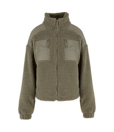Veste Polaire Femme Vert Pâle Urban Classics