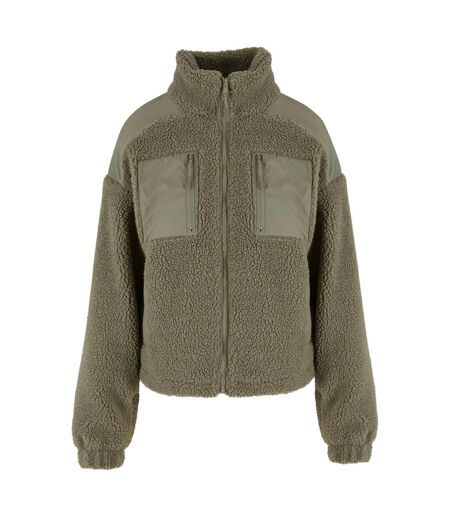 Veste Polaire Femme Vert Pâle Urban Classics