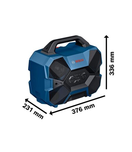 Bosch gpb 18v-6 c professional bluetooth speaker 12/18v bare unit one size multi colour BSH