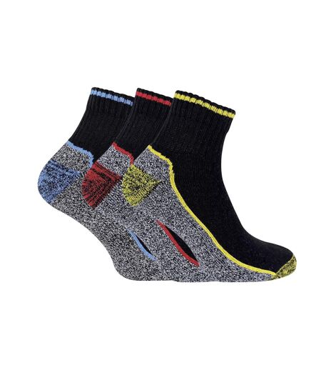 3 Pairs Short Bamboo Work Socks for Men