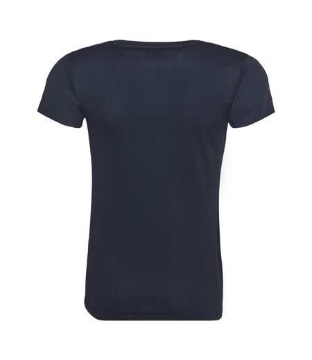 T-shirt Sport Femmes Bleu Marine AWDis