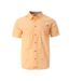 Chemisette Manches Courtes Orange Homme Salty Crew Bruce - S