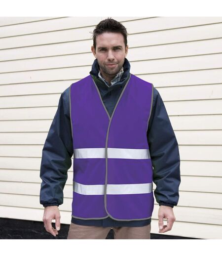 Gilet haute visibilité enhance adulte violet SAFE-GUARD by Result