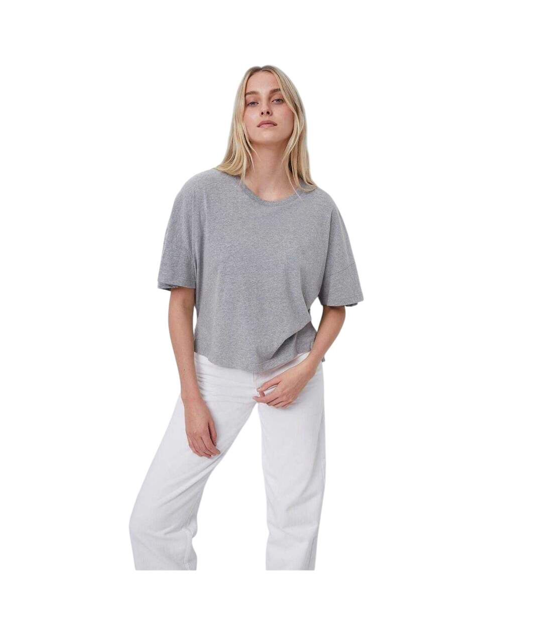 T-shirt Tally Femme Gris Clair French Connection-3
