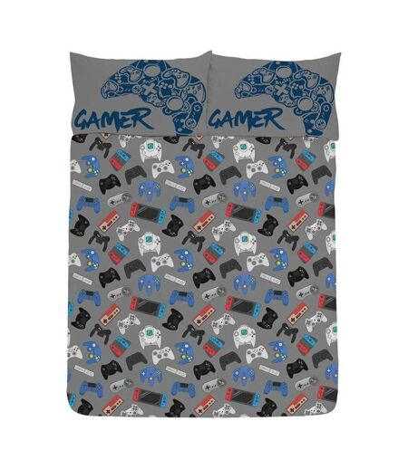 Gamer Game Controller Reversible Duvet Set Multicoloured Floso