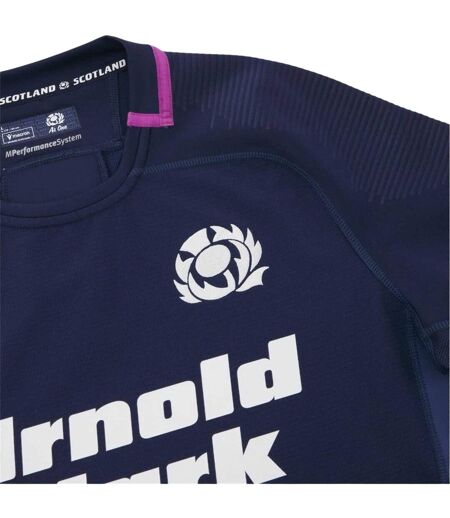 Womens/ladies Scotland Ru Raglan Competition T-shirt Navy Macron