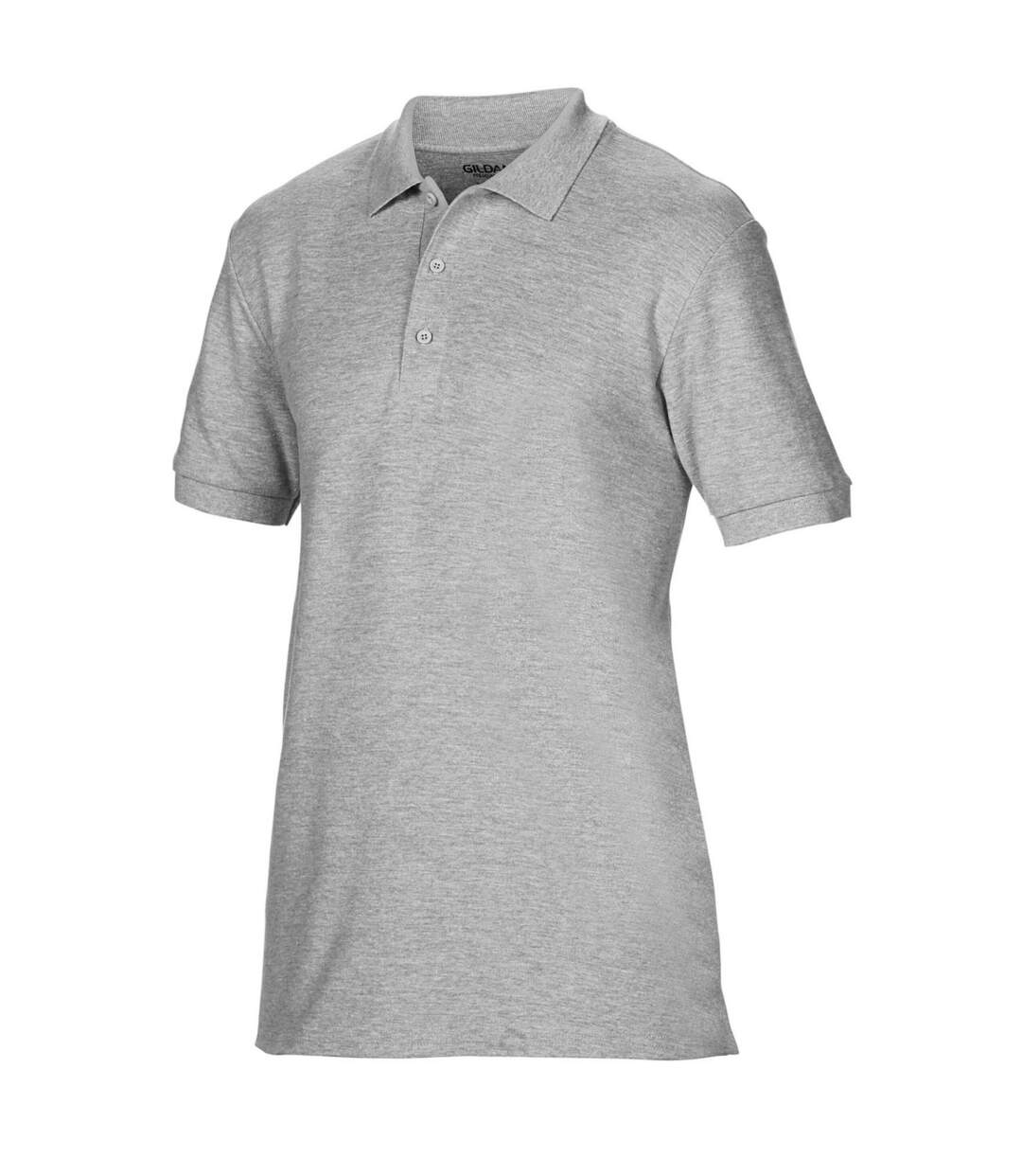 Polo hammer homme gris chiné Gildan