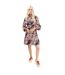 Womens/ladies High-neck Puff Sleeve Maxi Dress Multicoloured Little Mistress-4