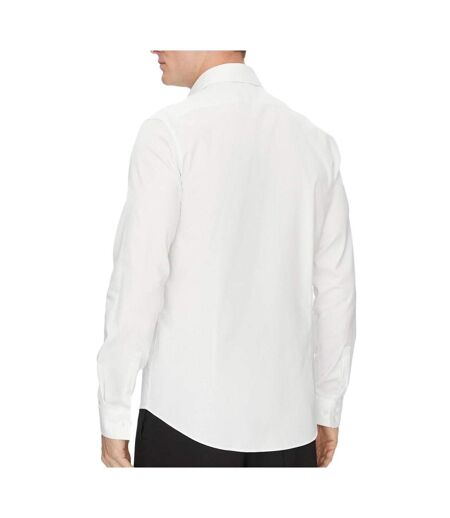 Chemise blanche homme calvin klein jeans tonal structure slim - 37