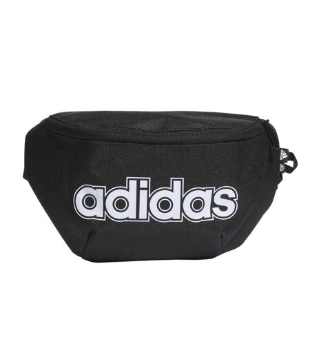 Linear Logo Waist Bag One Size Black White Adidas