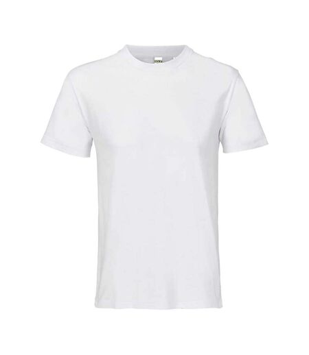Unisex Adult Cliff Cotton T-shirt White SOLS