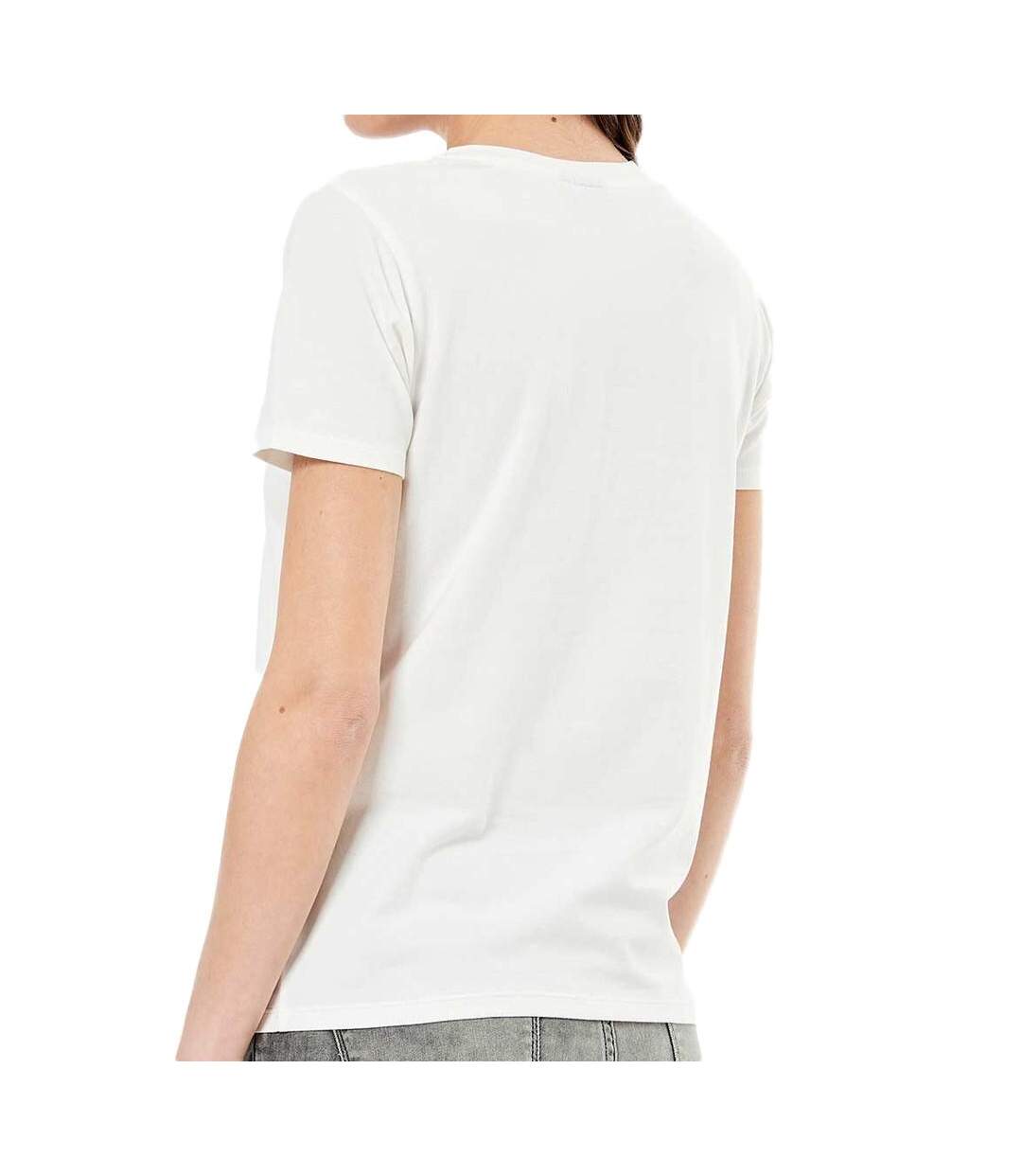 T-shirt Blanc Femme Kaporal Love - S-2